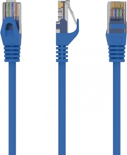 Cable de conexión Cat 6 UTP de 1 m azul