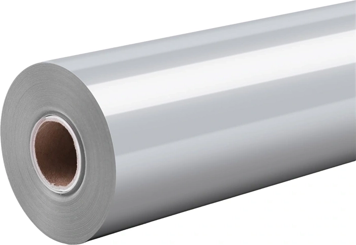HTVRONT Pure lámina termotransferible plateada 30,5 cm × 1,8 m