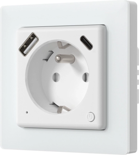 Enchufe de pared inteligente Avatto con Wi‑Fi y USB‑C