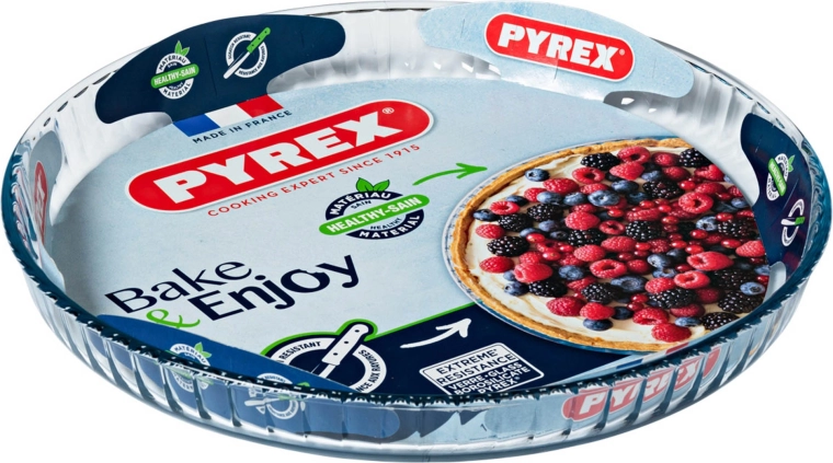 Molde de vidrio para tarta PYREX 1,9 l, 31 × 4 cm