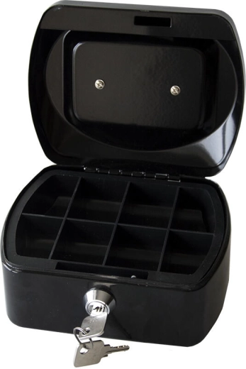 Caja de caudales portátil 152 × 118 × 80 mm