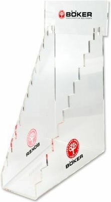 Soporte acrílico para 11 cuchillos BÖKER