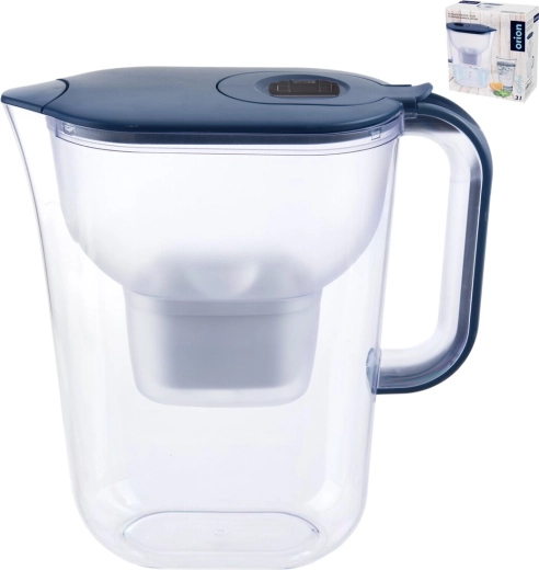 Jarra filtrante UH Carbo 3 l azul + filtro