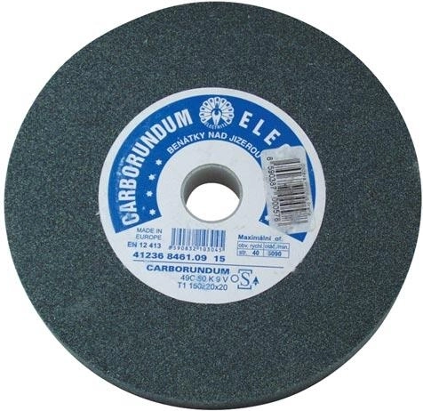 Disco de esmerilado 175 × 20 × 20 mm, carburo de silicio, grano 80, blando