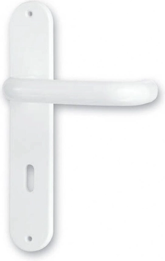 Manilla de puerta STANDARD 72 blanca de plástico