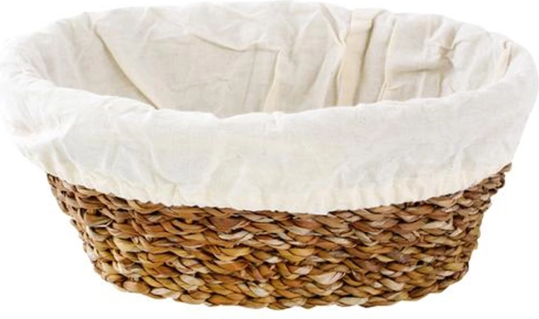 Cesta con forro de hierba marina 27 × 20 × 10 cm