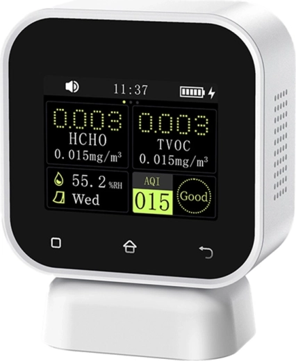 FNIRSI SFD-02 monitor de calidad del aire interior 4 en 1 con detección de formaldehído