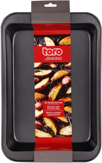 Bandeja de horno Toro de acero al carbono con revestimiento antiadherente 37,5 × 25,5 cm