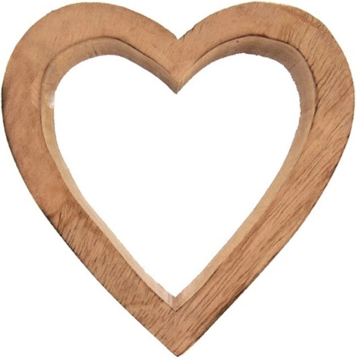 Corazón de mango – cuenco vaciabolsillos de madera 10 cm
