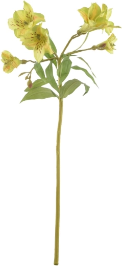 Lirio artificial amarillo 63 cm