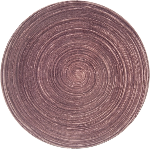 Bandeja de servir redonda de 33 cm de diámetro, violeta