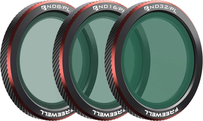 Filtros ND/PL magnéticos Freewell NEO 2 Bright Day – set de 3 uds para DJI NEO 2