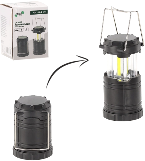 Lámpara de camping plegable 9,5–13,5 cm