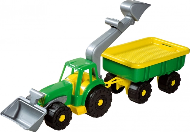 Cargadora tractor con remolque Androni Power Worker 58 cm – Verde