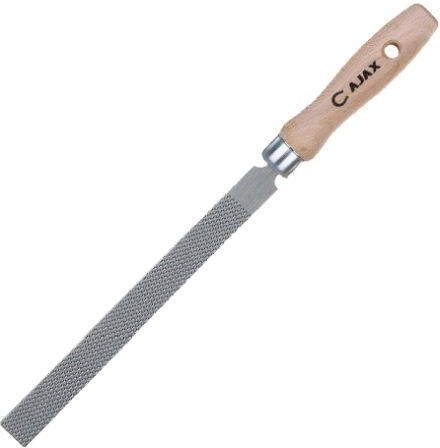 Lima plana de escofina con corte a máquina 200 mm, grosería 2 (20 × 5 mm)