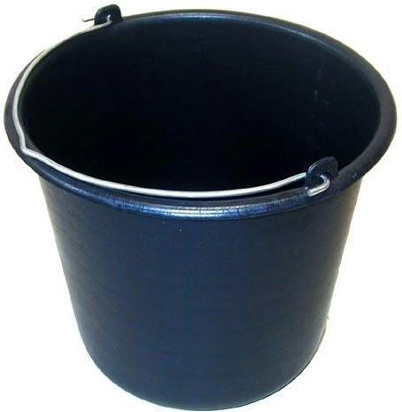 Cubo de albañil de 10 l de polietileno