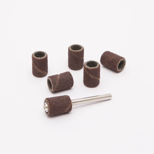Kit de cilindros abrasivos con eje de sujeción