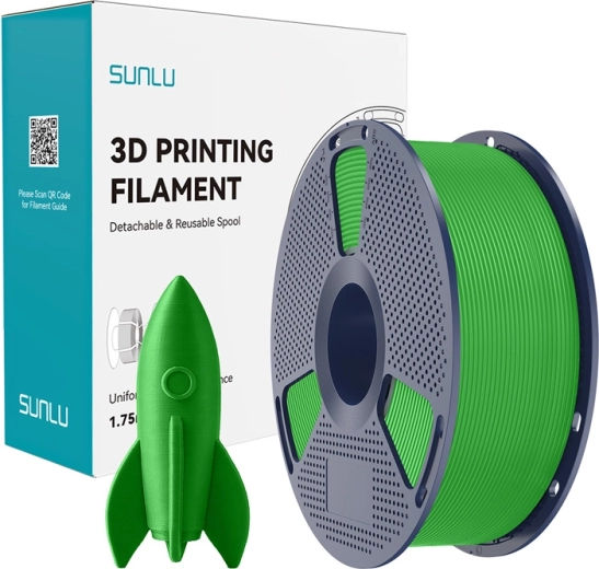 Filamento Sunlu PLA High-Speed verde