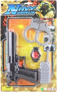 Set de policía con walkie-talkie para niños