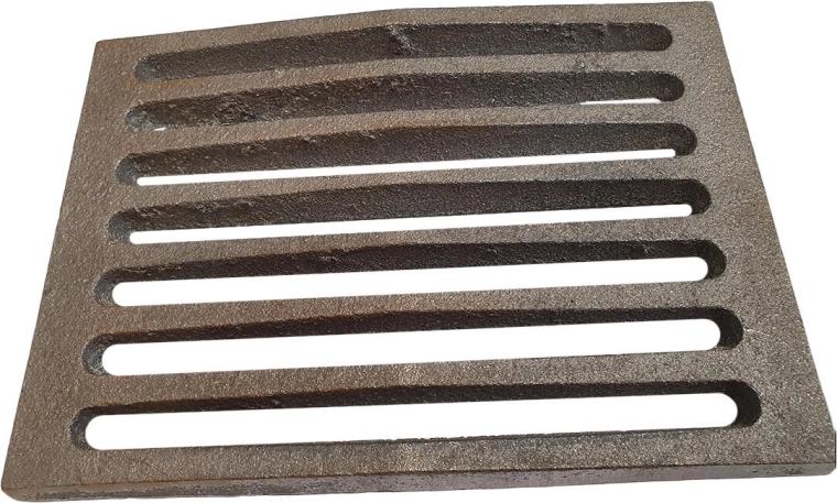 Parrilla plana de hierro fundido de 270 × 190 mm
