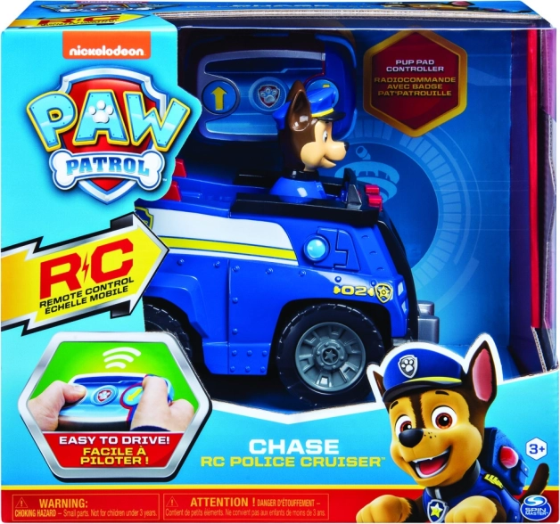 Coche policial RC CHASE – PATRULLA CANINA con control remoto