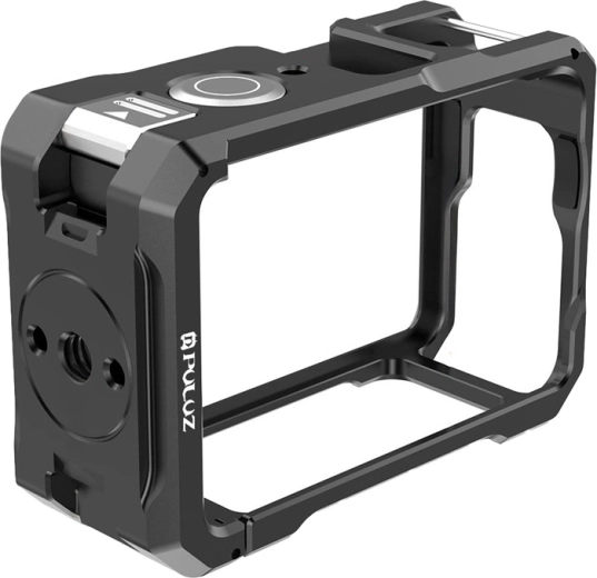 Carcasa protectora metálica con soporte Puluz para cámara DJI Osmo Action 6