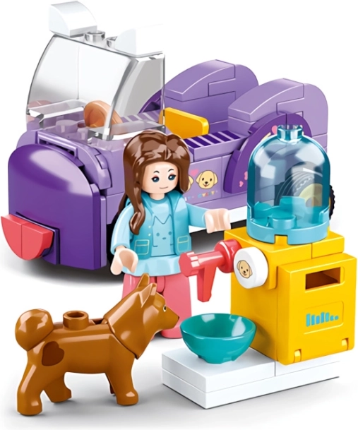 Sluban Girls Dream cochecito con comedero para perritos