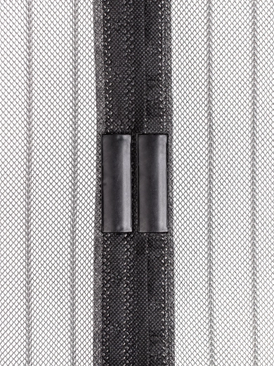 Mosquitera magnética para puerta 100 × 210 cm, negra
