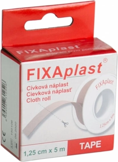 Fixaplast esparadrapo textil en rollo 1,25 cm x 5 m
