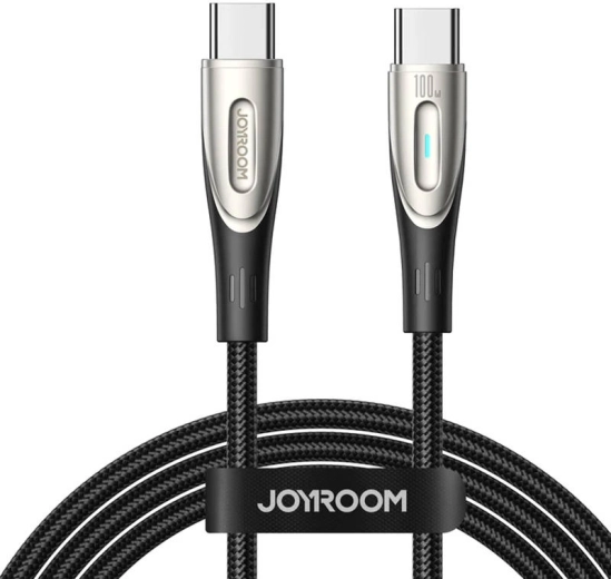 Cable Joyroom Star‑Light USB‑C a USB‑C 100 W 1,2 m negro