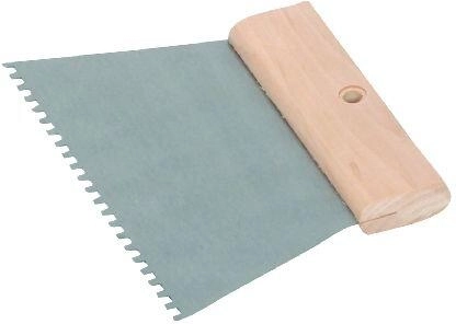 Rasqueta de acero dentada 4, 250 mm