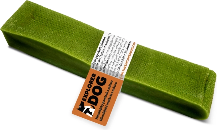 Explorer Dog snack de queso del Himalaya con menta, tamaño S – XL