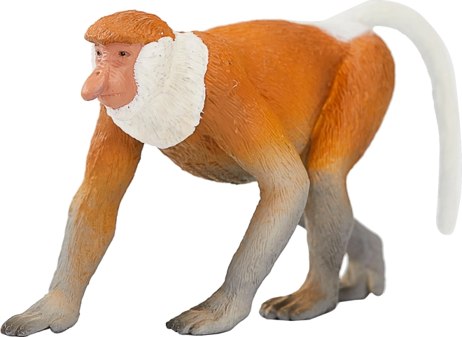 Figura Mojo de mono narigudo (kahau) – mono de plástico realista