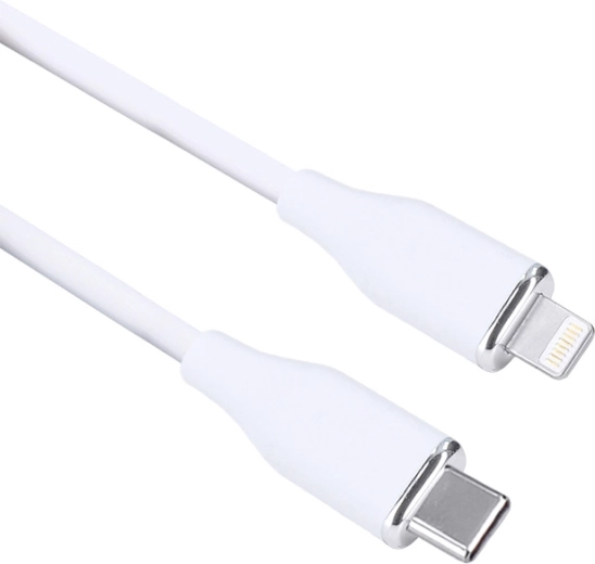 Cable de silicona USB-C/Lightning Solight de 1 m