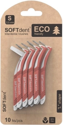 Cepillos interdentales Softdent ECO 0,5 mm S