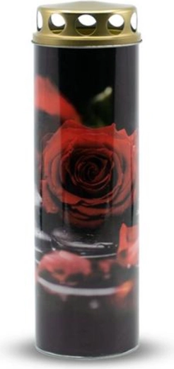 Vela funeraria rosa roja 225 g
