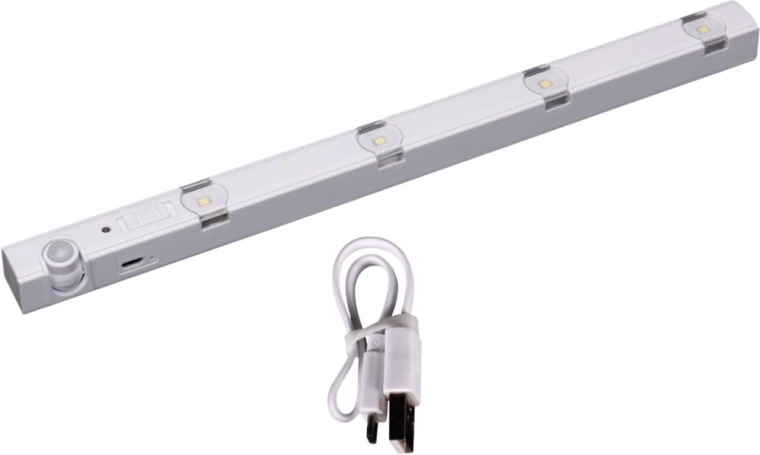 Lámpara LED lineal RETLUX con sensor PIR de 29 cm
