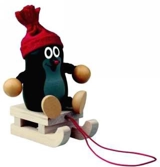 Detoa Topo en Trineo con Gorro