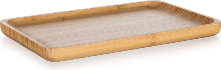 Plato de servir de bambú 28 × 18,5 cm BRILLANTE