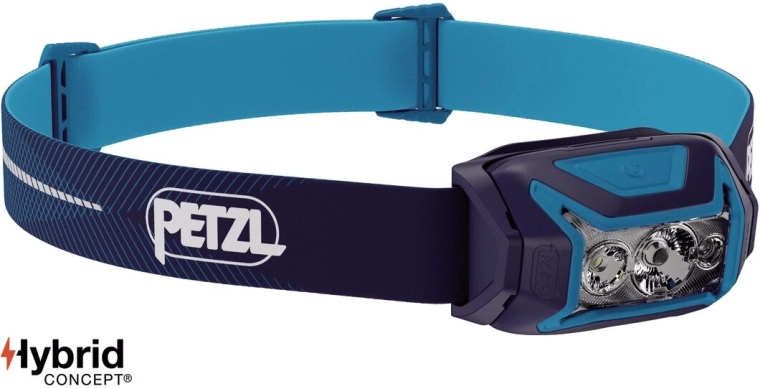 Petzl Actik core azul linterna frontal recargable