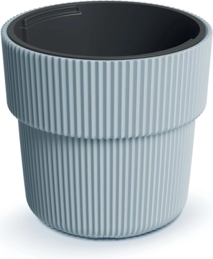 Maceta Milly con inserto extraíble 39 cm – gris claro