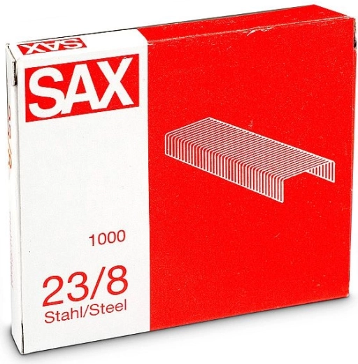 Grapas 23/8 galvanizadas, 1000 uds.
