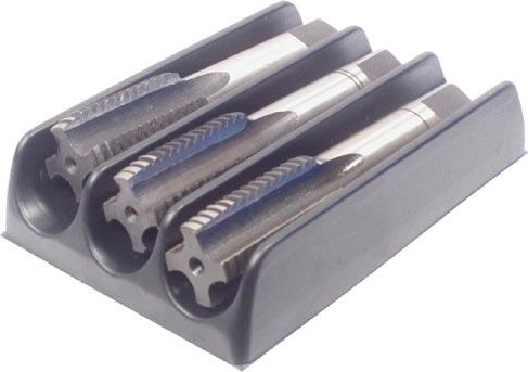 Juego de machos de roscar M14 × 2,00 de acero para herramientas, 3 piezas