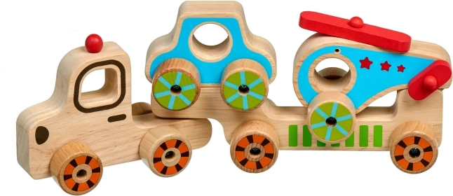 Lucy & Leo mi primer camión – rompecabezas de madera para los más pequeños