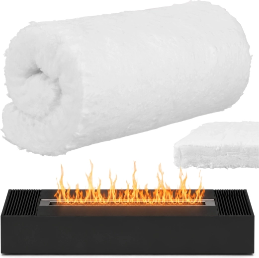 Alfombrilla cerámica (inserto) Kaminer para chimenea de bioetanol 20 × 30 × 3 cm - 1 unidad