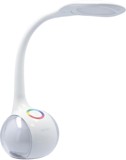 Lámpara LED de sobremesa RETLUX con retroiluminación RGB