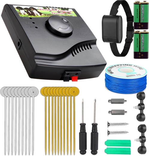 Valla electrónica para perros Renew Force con collar y cable guía de 300 m