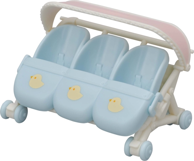 Cochecito para trillizos Sylvanian Families