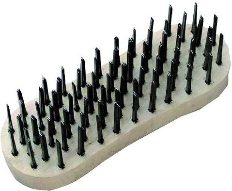 Cepillo de carnicero con 7 filas, alambre 2,8 × 0,45 mm