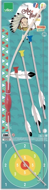 Set de tiro con arco Vilac con ventosas para niños